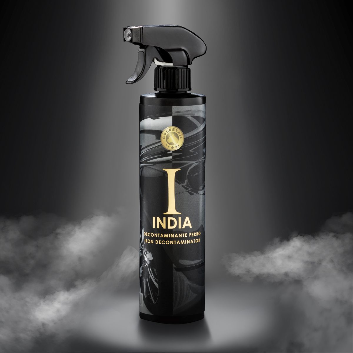 Bottle of India Iron Decontaminator